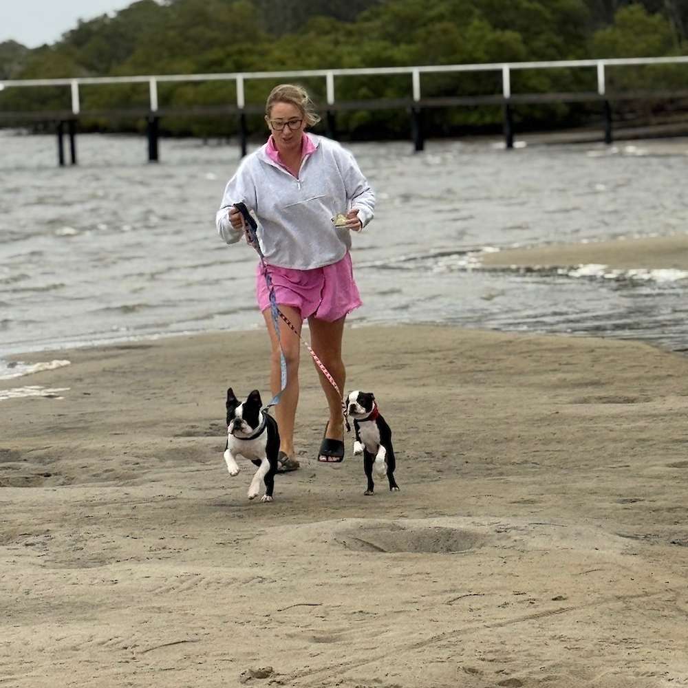 Beach walks (runs actually) at Nelson Bay