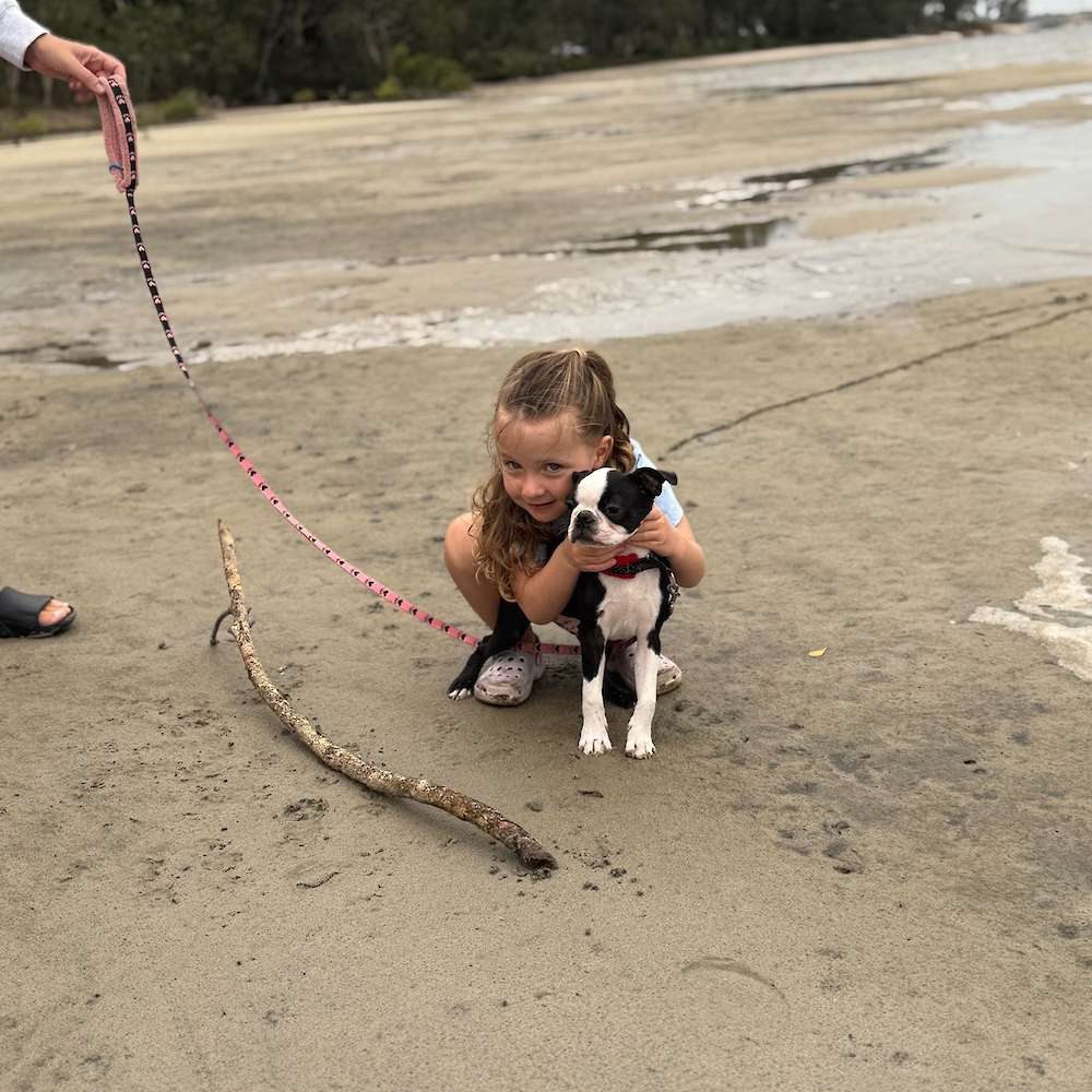 Love you Ozzy - Hattie and Ozman hugs